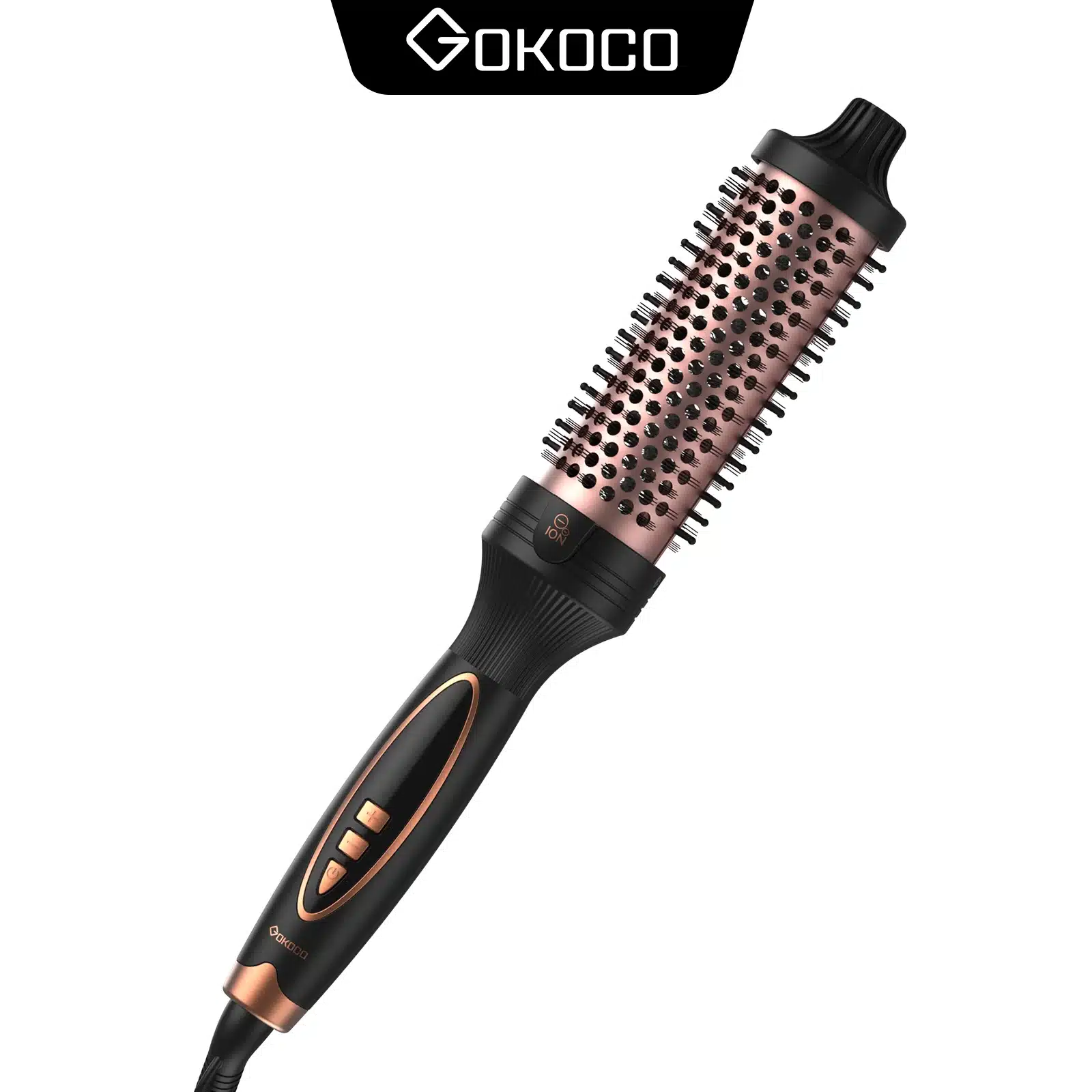 GOKOCO Escova Modeladora de íons negativos | Efeito Salão em Minutos